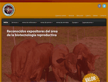 Tablet Screenshot of cryogencolombia.com